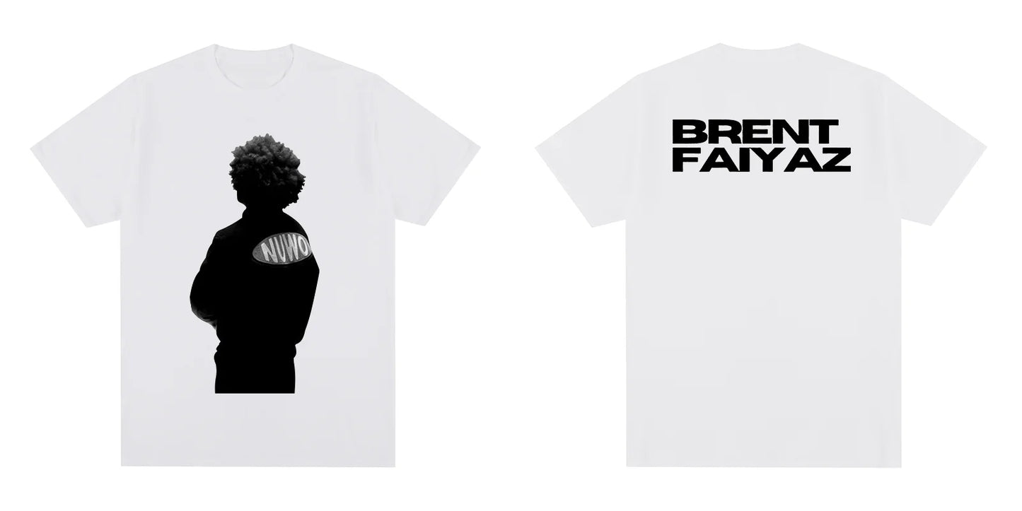 Brent Faiyaz Vintage T-shirt Oversized Hip Hop Harajuku Streetwear Unisex Gothic Cotton Men T shirt New Tee Tshirt Womens Tops