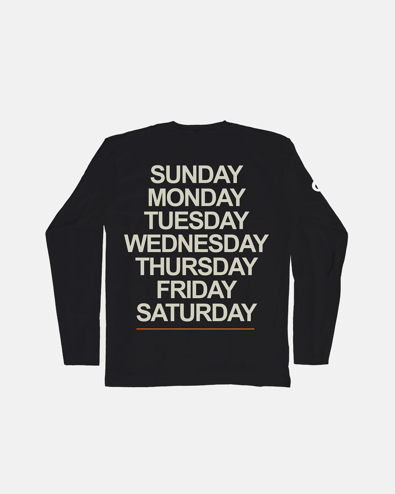 Days of the Week Tee LS