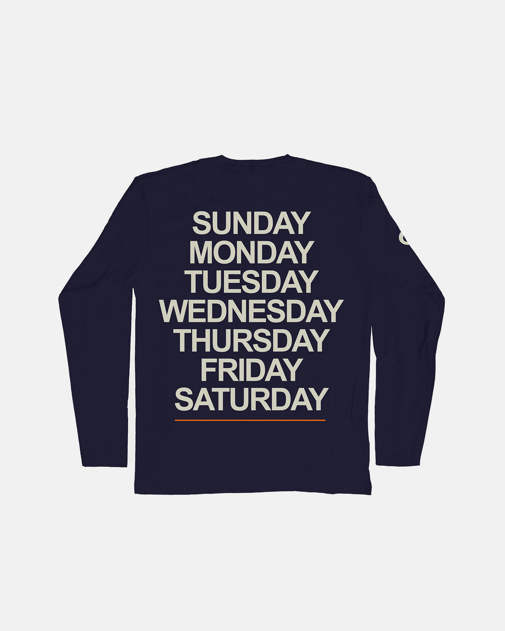 Days of the Week Tee LS
