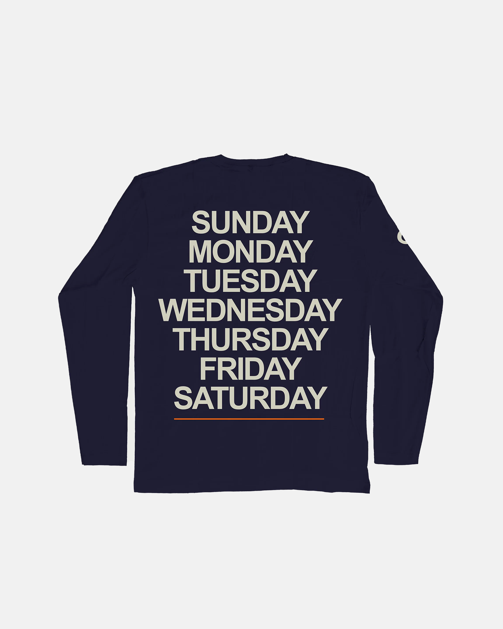 Days of the Week Tee LS